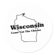 Wisconsin State Slogan stickers