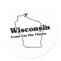 Wisconsin State Slogan stickers