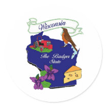 Wisconsin State Sticker