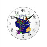 Wisconsin State Wall Clock