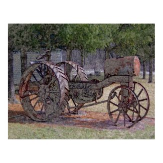 Wisconsin Tractor print