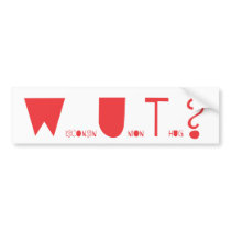 Wisconsin Union Thug Bumper 3 bumper stickers