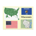 Wisconsin, USA postcards