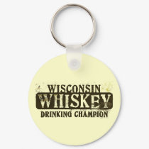Wisconsin Whiskey Drinking Champion keychains