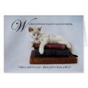 Wisdom (cat) Card by jaisjewels Wisdom (cat) Card