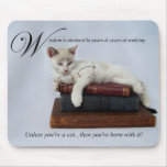 Wisdom (cat) Mousepad