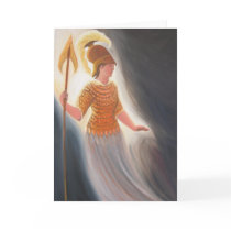 Wisdom Confronting the Darkness Greeting Card