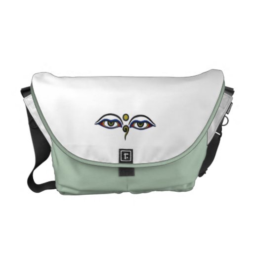 Wisdom Eyes-Buddhism Courier Bag