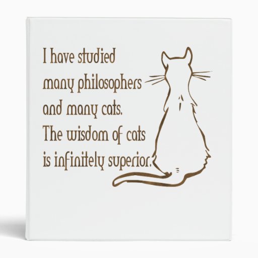 Wisdom of Cats Binder