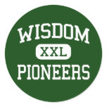 Wisdom - Pioneers - Middle - Saint Agatha Maine Stickers