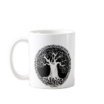 Wisdom Tree (large image version on back) Mugs