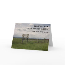 Wisdom welcomes you retirement card