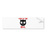 Wise as the Owl Bumper Sticker