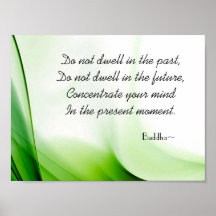 Wise Buddha Quote Abstract Poster