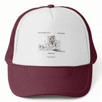 Wise Crack Owl Cartoon Funny Cap hats