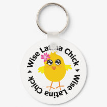 Wise Latina Chick 2 keychains