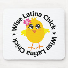 Wise Latina Chick 2 Mousepads