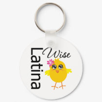 Wise Latina Chick keychains
