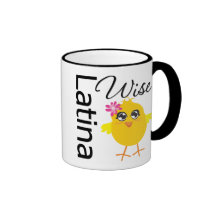 Wise Latina Chick Mugs