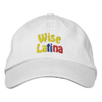 Wise Latina (Ecuador) embroidered hats by cmazzadesign Wise Latina (Ecuador) embroidered hats