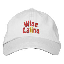 Wise Latina Hat (Spain) embroidered hats by cmazzadesign Wise Latina Hat (Spain) embroidered hats