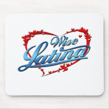 Wise Latina Mouse Pad