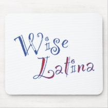 Wise Latina Mouse Pad (PR) mousepads by cmazzadesign Wise Latina Mouse Pad (PR) mousepads
