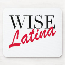 Wise Latina Mouse Pads