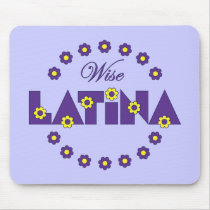 Wise Latina mousepads by Sensato Wise Latina mousepads
