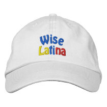 Wise Latina (Venezuela) embroidered hats by cmazzadesign Wise Latina (Venezuela) embroidered hats