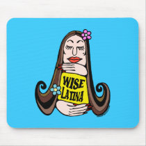 Wise Latina Woman Mousepad by giftgasms Wise Latina Woman Mousepad