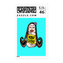 Wise Latina Woman Stamps by giftgasms Wise Latina Woman Stamps