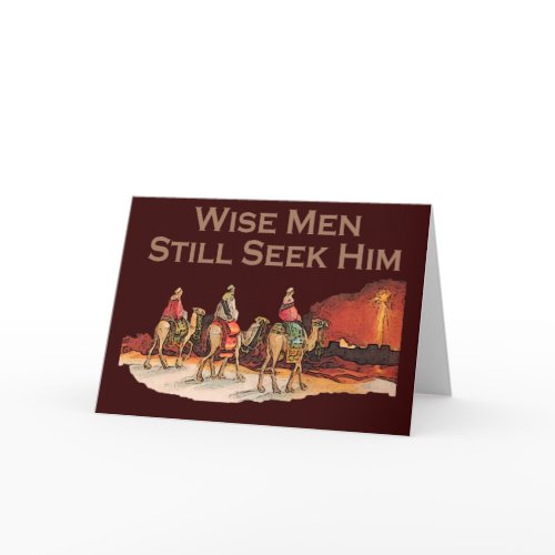 Wise Men Still Seek Him, Christmas card