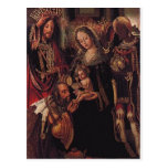 Wise Men visiting Baby Jesus Post Card