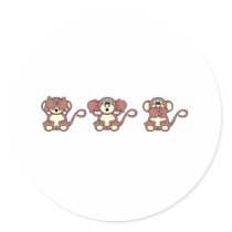 wise monkeys stickers by psimawesome wise monkeys stickers