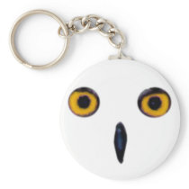 Wise Old Owl Eyes Key Chains