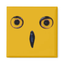 Wise Old Owl Eyes Fridge Magnets