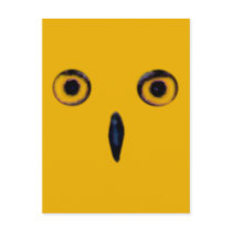 Wise Old Owl Eyes Post Card