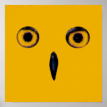 Wise Old Owl Eyes Poster