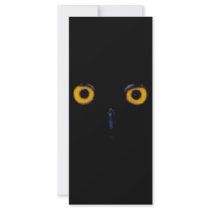 Wise Old Owl Eyes Custom Rack Cards
