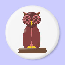 Wise Old Owl magnets