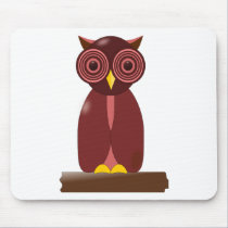 Wise Old Owl mousepads
