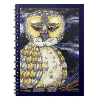 Wise Old Owl Notebook notebook