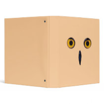 Wise Old Owl Notebook Binder
