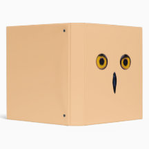 Wise Old Owl Notebook Binder