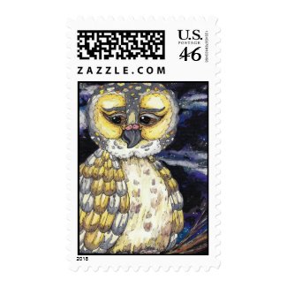 Wise Old Owl Postage stamp