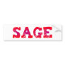 wise one says bumper sticker
