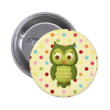 Wise Owl Button