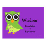 Wise Owl Card Post Cards
