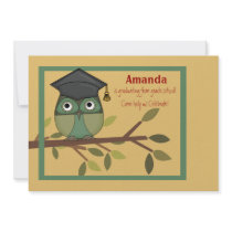Wise Owl Graduation Invitation